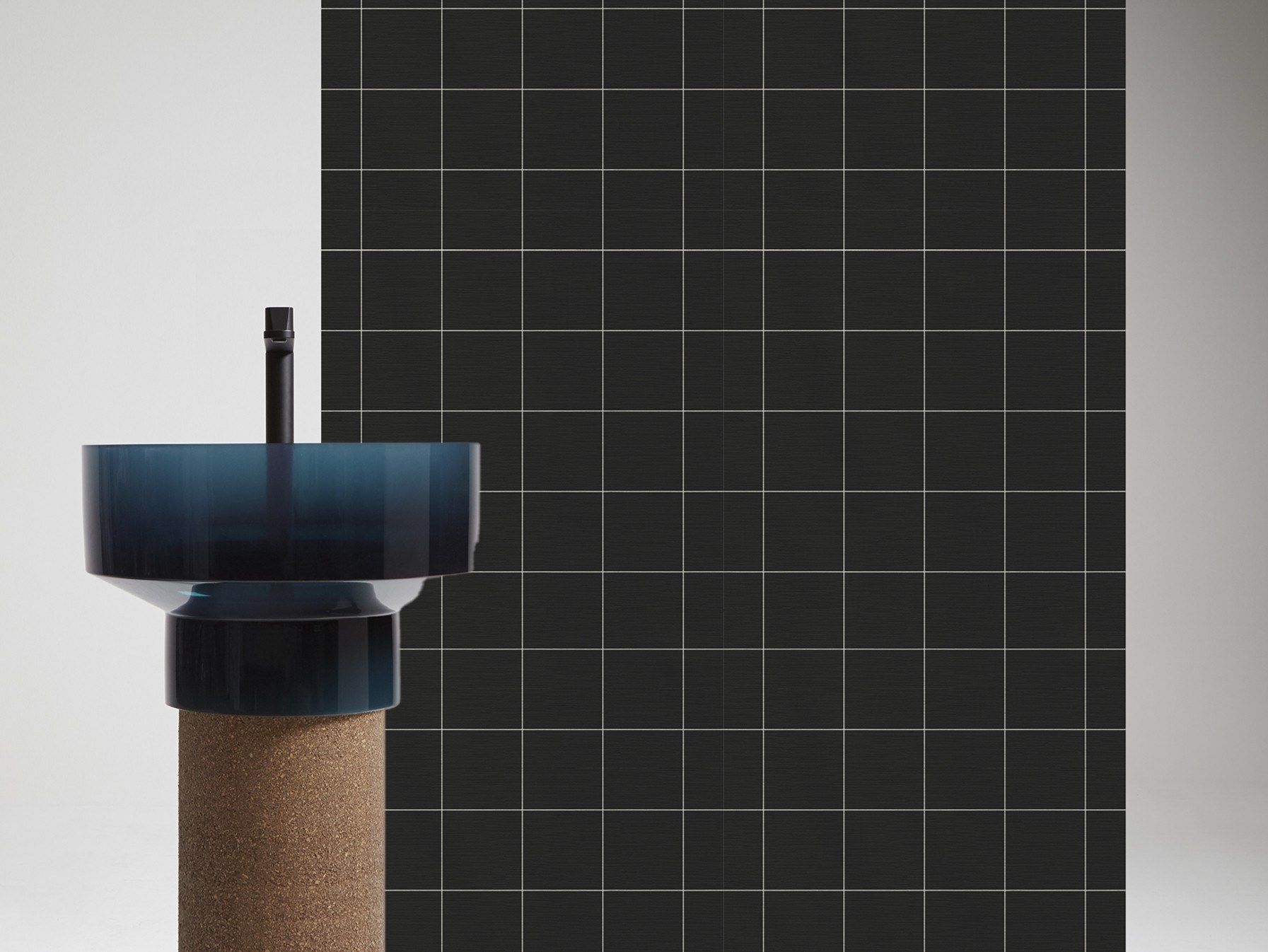 Геометрические обои для ванной комнаты Antoniolupi TRALERIGHE ARCH-00067593