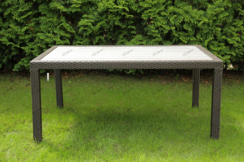 Стол обеденный уличный, ротанг Lavras BESTA FIESTA MONACO 044712 Бежевый;коричневый