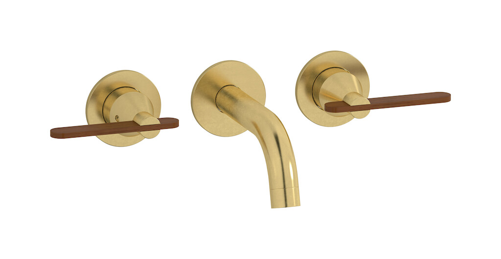 Смеситель встроенный для раковины WE ARE IB ol299ss Natural Brass Soho