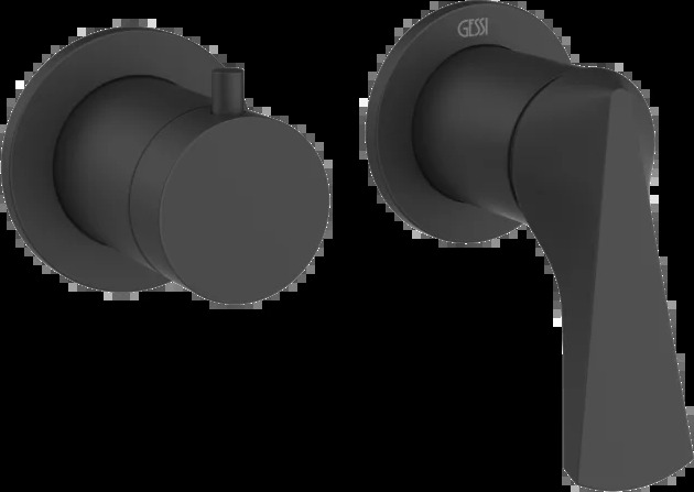 Смеситель для душа 72038 299 Gessi Ventaglio МАТОВО-ЧЕРНЫЙ