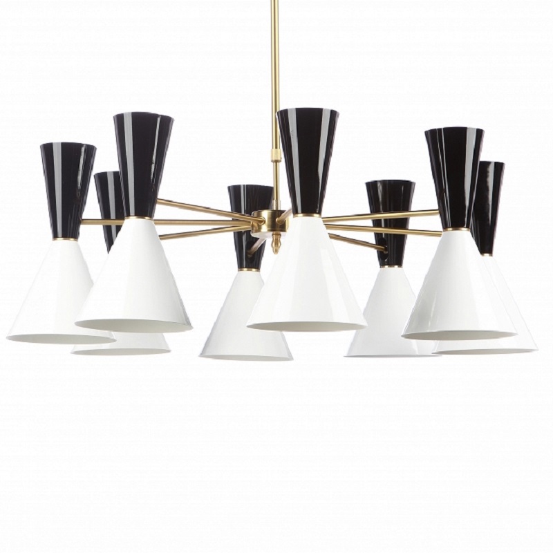 91106129 Люстра потолочная 144399-22 CAIRO Chandelier 8 Arm 8 ламп 8 м² цвет латунь STLM-0487214 IMPERIUMLOFT