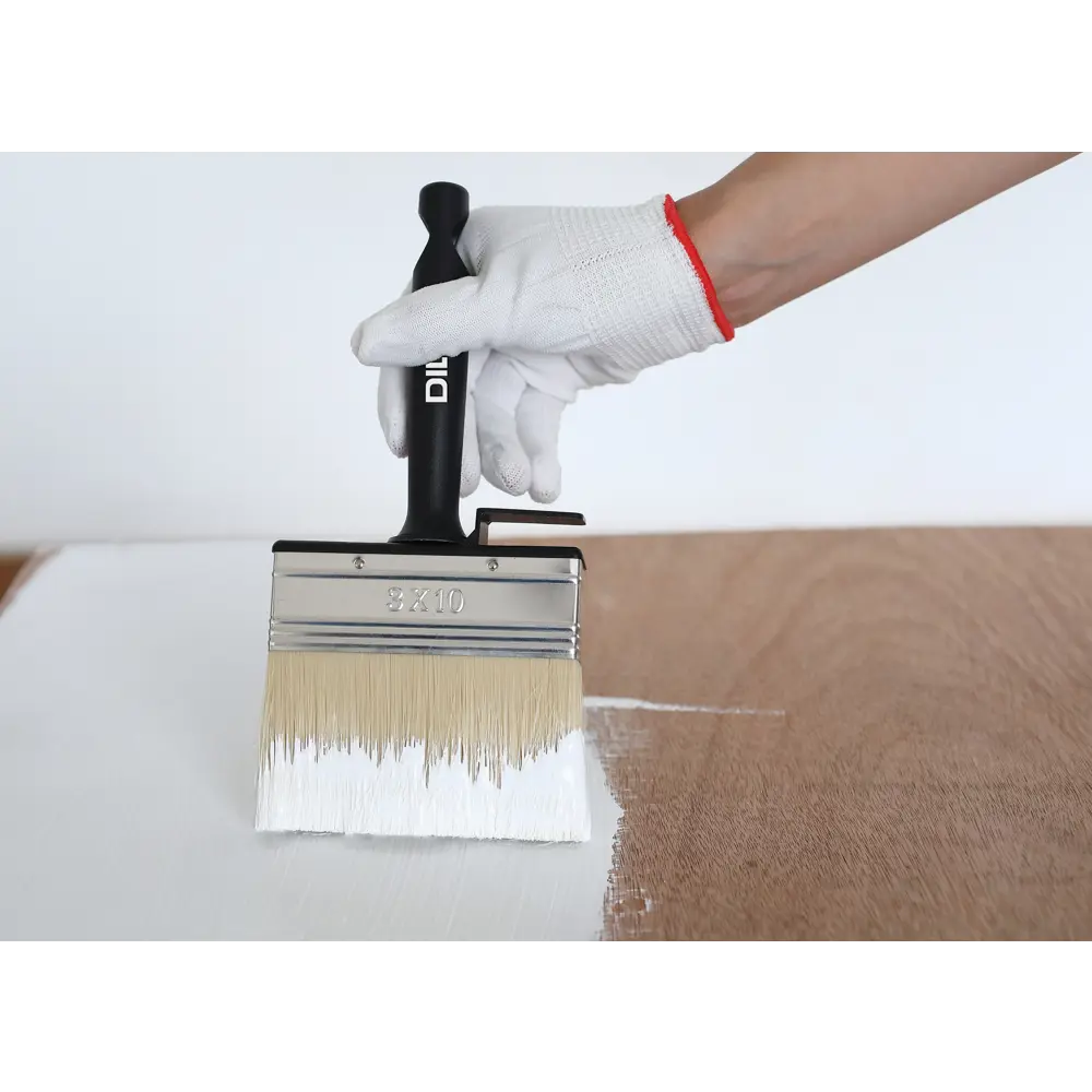 Кисть плоская для водных красок 100x30 мм DILWIS синтетическая щетина STLM-2184685 - Вид №3