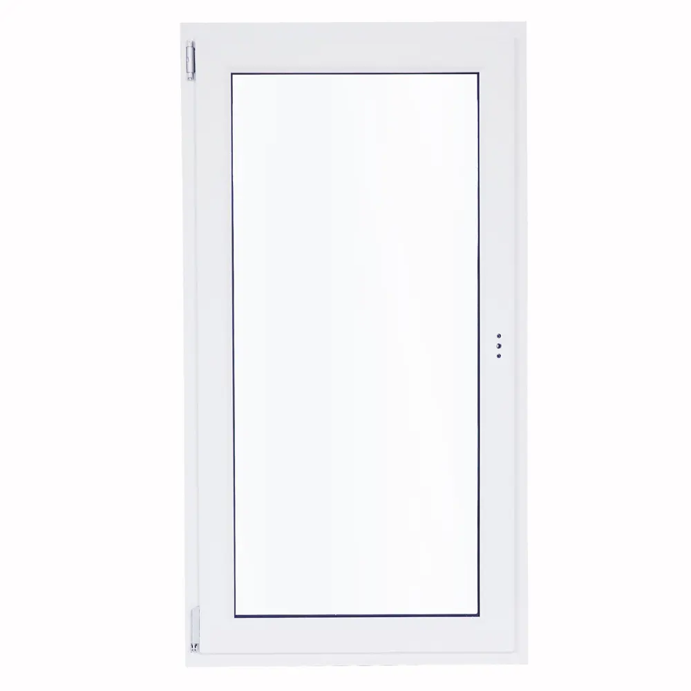 Пластиковое окно ПВХ Deceuninck одностворчатое 900x600 мм (ВхШ) однокамерный стеклопакет белый (с двух сторон) STLM-2033906 - Вид №1