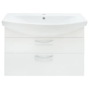 Тумба под раковину подвесная Aquaton Адель 80 см цвет белый
