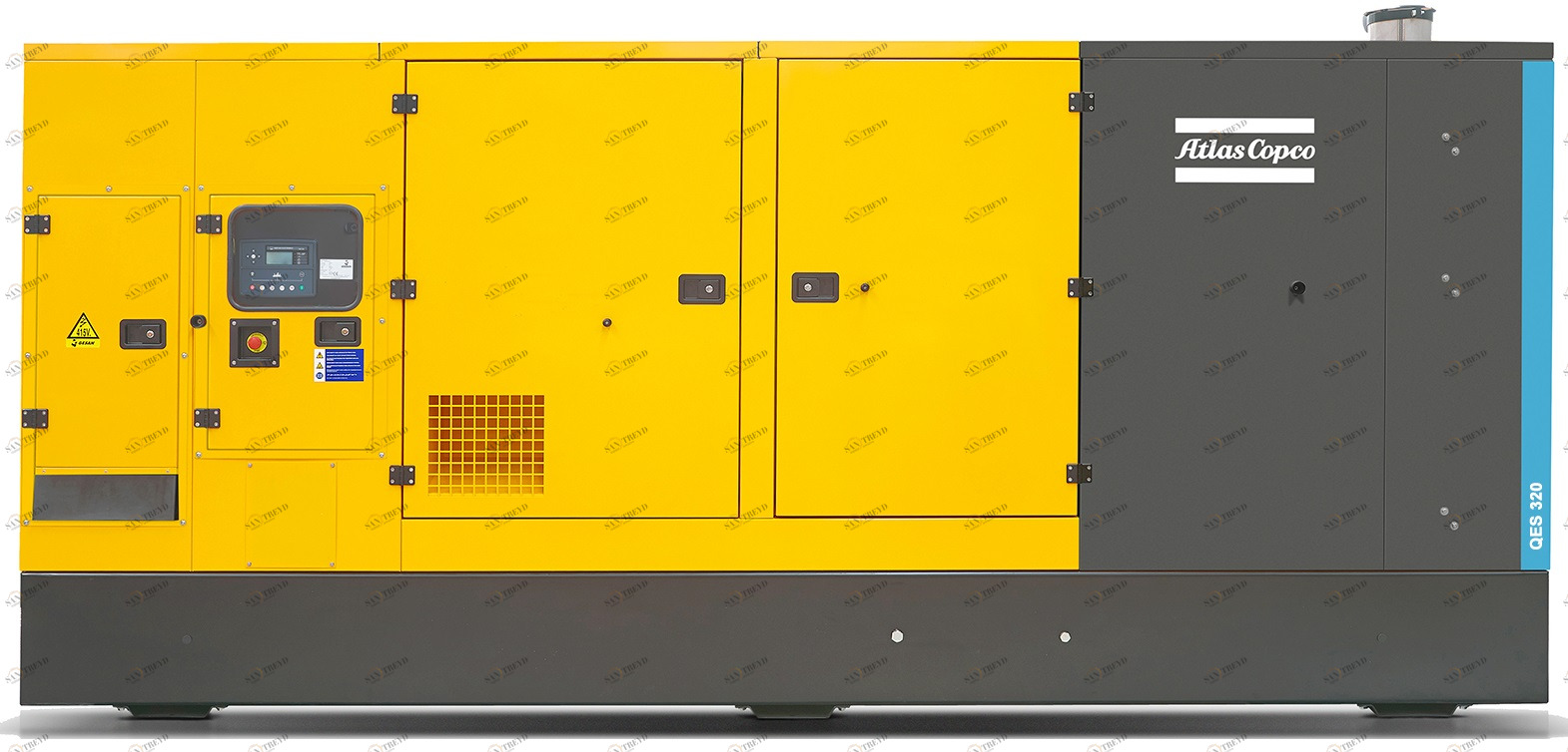 Дизельный генератор Atlas Copco QIS 415 VD в кожухе sun-id-1033889