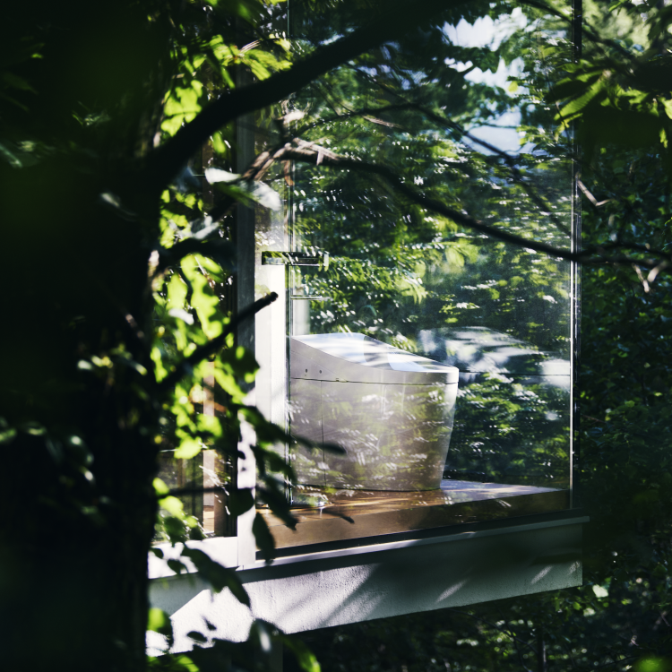 TOTO NEOREST AH (выпуск в пол) TCF9788WG#NW1 + CS989VR#NW1  - Вид №2