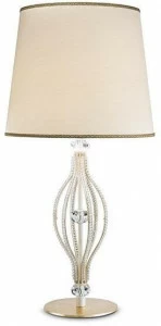 Masiero Настольная лампа из металла с кристаллами Noblesse