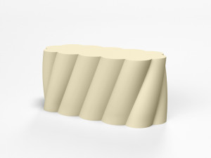 Скамья из пенопласта без спинки