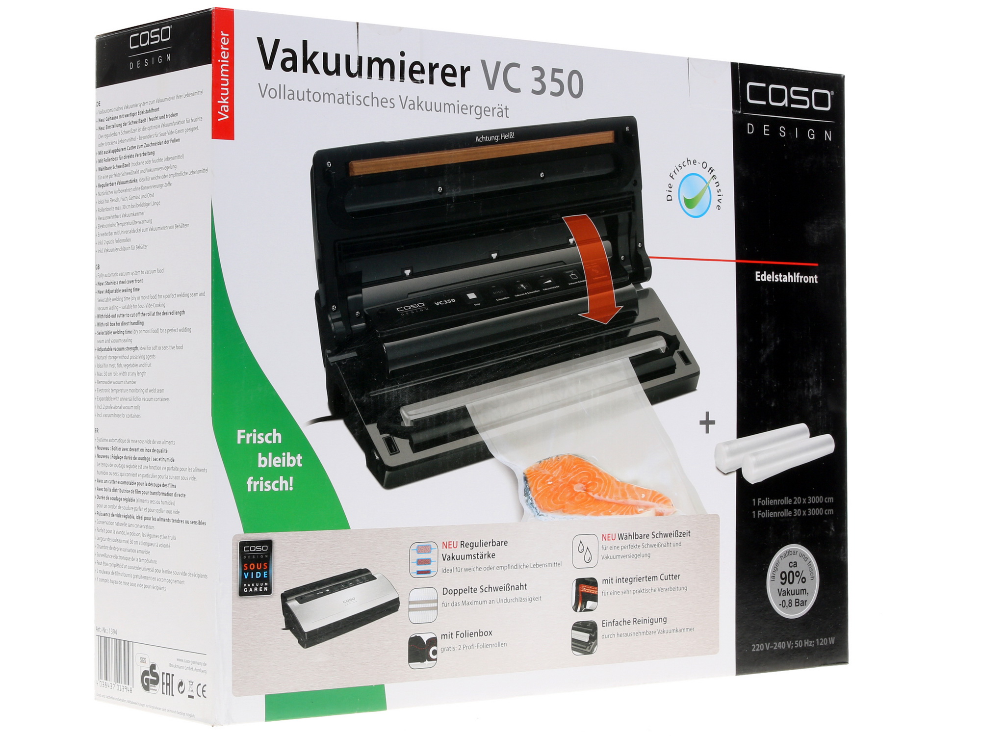 1121857 Вакуумный упаковщик CASO VC 350 STDN-0046143 - Вид №8