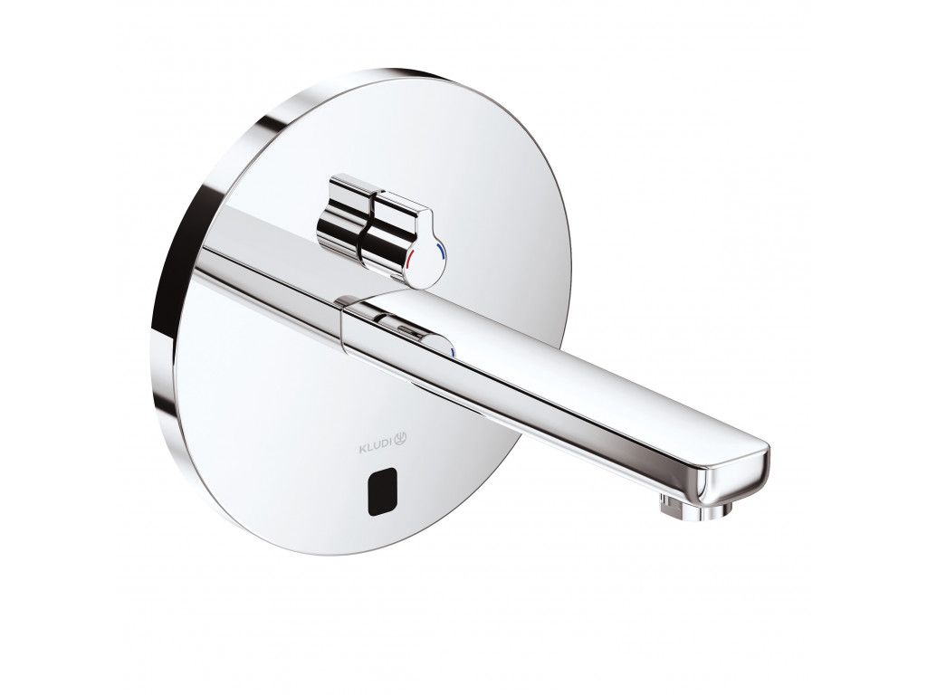 3850105 электронный смеситель на умывальник KLUDI ZENTA хром 