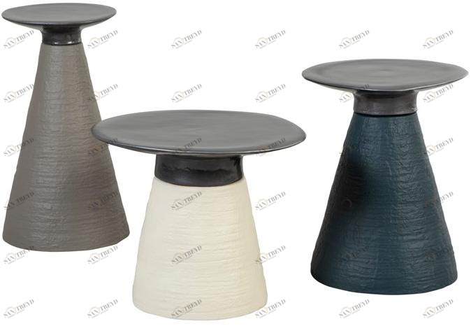 Tonin Casa Круглый керамический журнальный столик sun-id-1401404