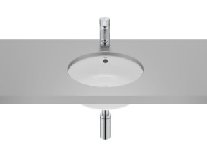 Фарфоровая круглая встраиваемая раковина