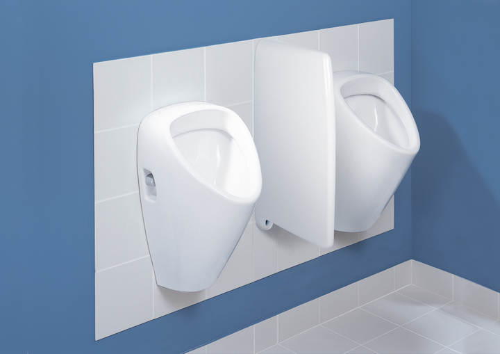 H843061 Настенный писсуар, уринал с мушкой Jika  - Вид №1