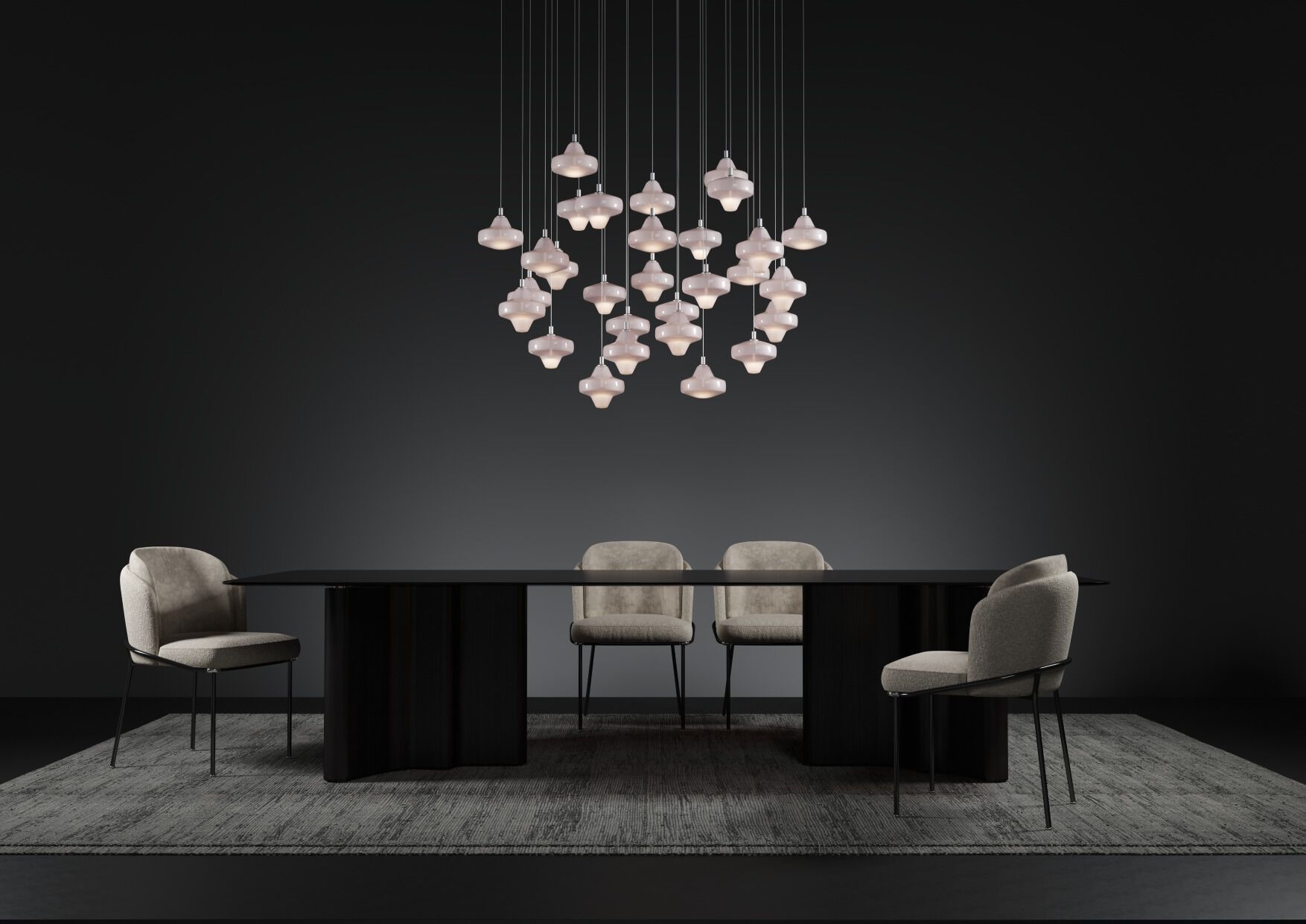 Выдувное стекло светодиодный подвесной светильник BROKIS Starcloud ARCH-00015314 - Вид №1