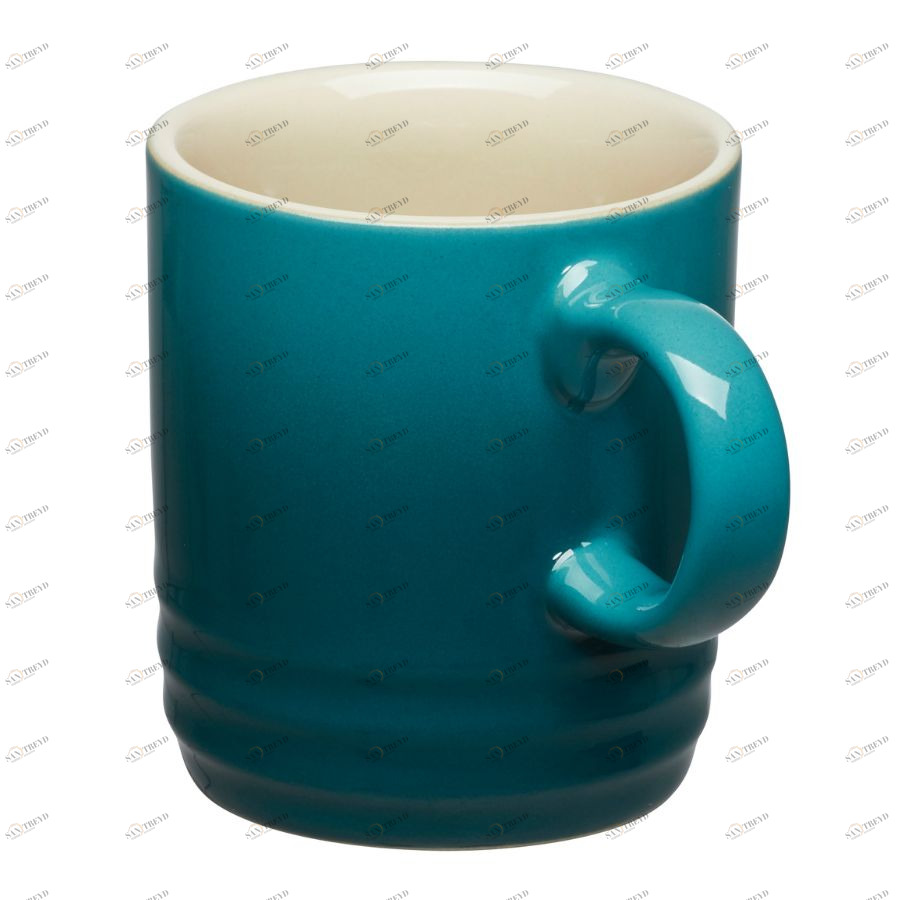 Кружка для эспрессо Le Creuset, каменная керамика, 70 мл, голубая 91007207642099
