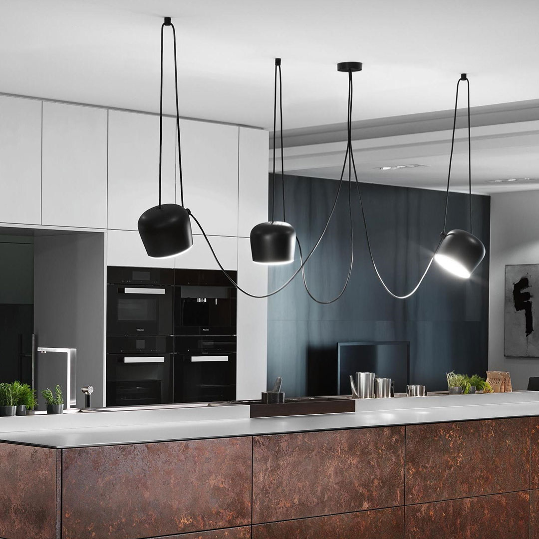 Flos AIM F0090030 черный подвесной светильник 116911 - Вид №6