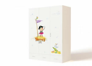 Шкаф ABC-KING 3х дверный Pirates