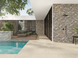 Напольная плитка из керамогранита с эффектом камня