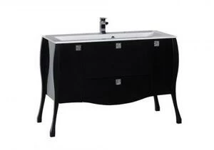 Тумба с раковиной Aquanet Мадонна 120 черный