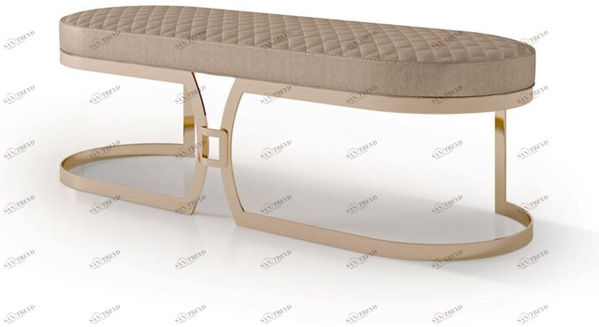 Carpanese Home Банкетка с металлическим основанием Contemporary 7087 - 7387