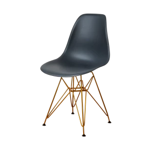 91988723 Комплект кухонных стульев 4 шт Derstuhl Gold 45x82x45 см полипропилен цвет темно-серый STLM-1416034