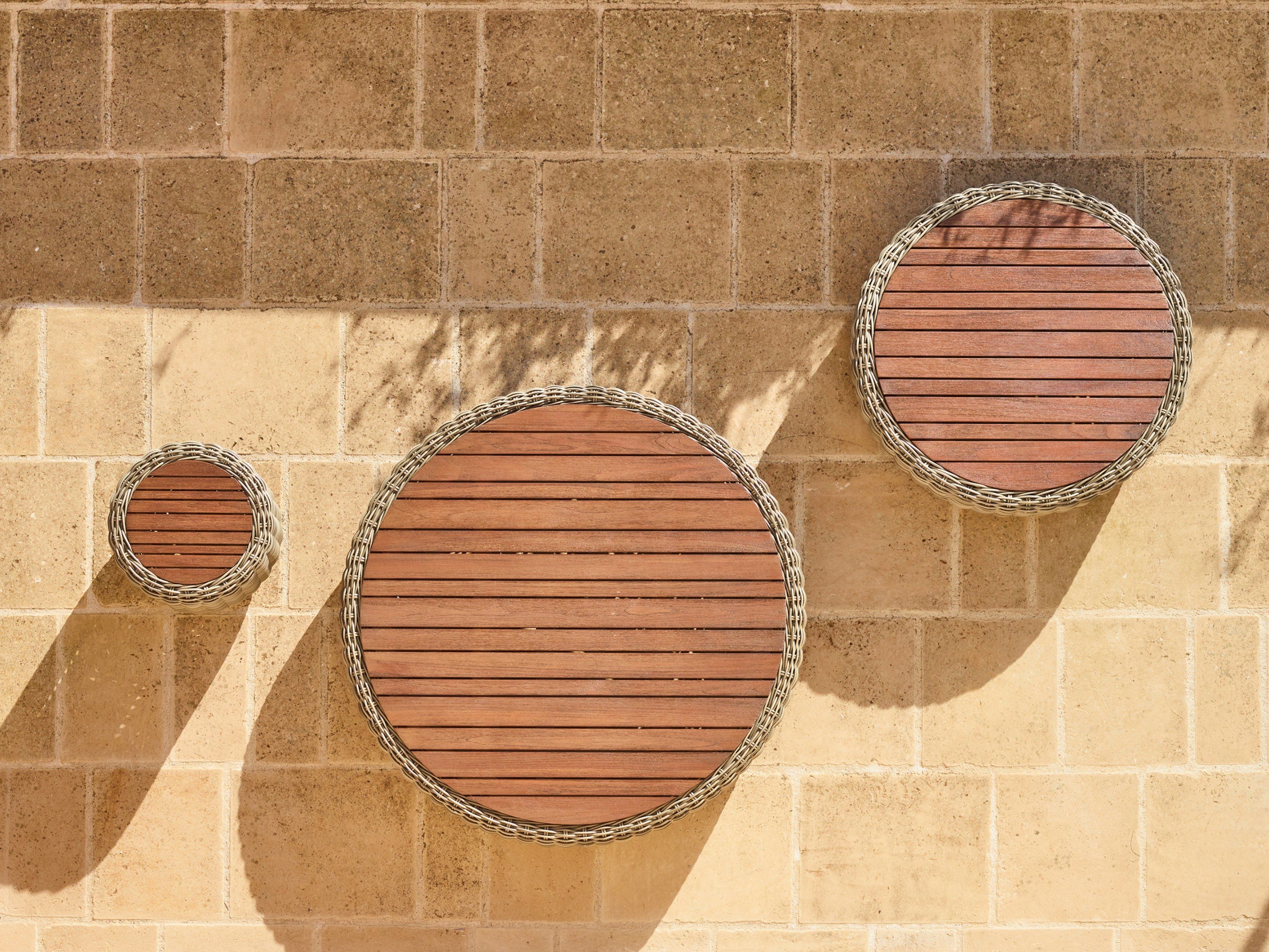 Плетеный круглый низкий садовый столик Jardinico Tugu ARCH-00079533 - Вид №4