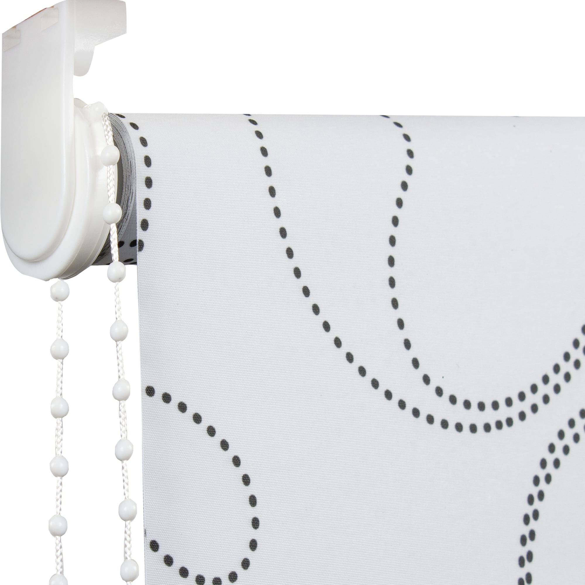 82023914 Штора рулонная Blackout «Лаура», 140х175 см, цвет чёрно-белый Santreyd  - Вид №2