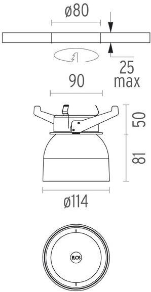 Flos Галогенный светильник из алюминия Architectural collection - proiettori sun-id-1359030 - Вид №3