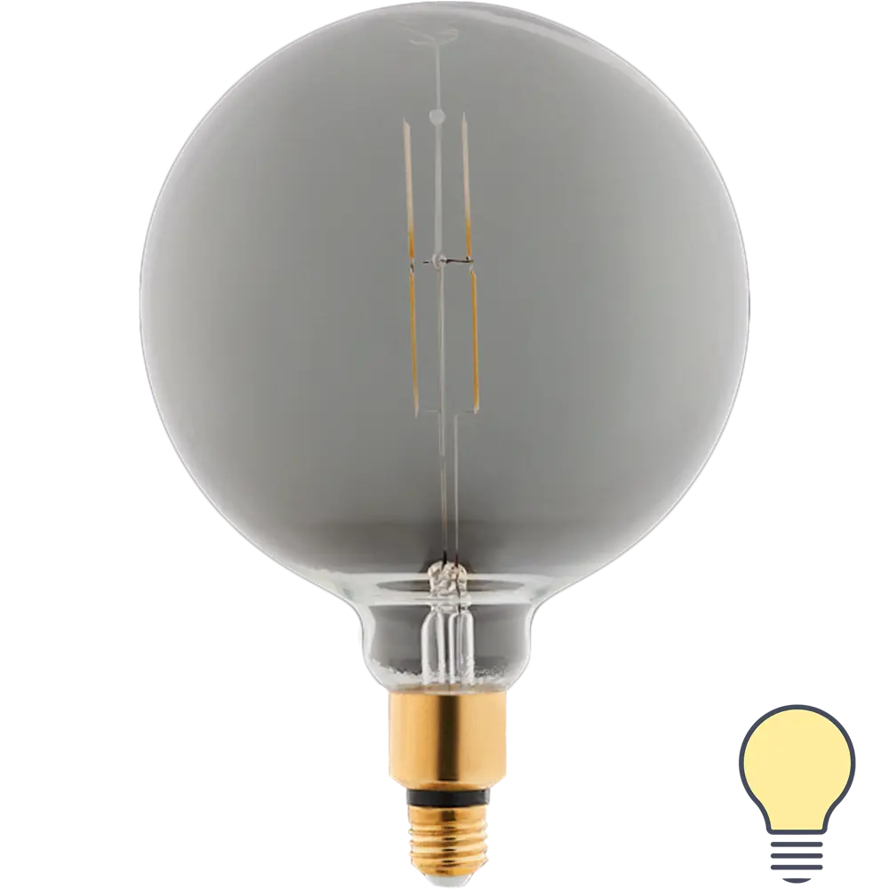 Лампа умная светодиодная Osram Smart Plus E27 220-240 В 6 Вт шар большой тонированная 430 лм, теплый белый свет LEDVANCE STLM-2098118