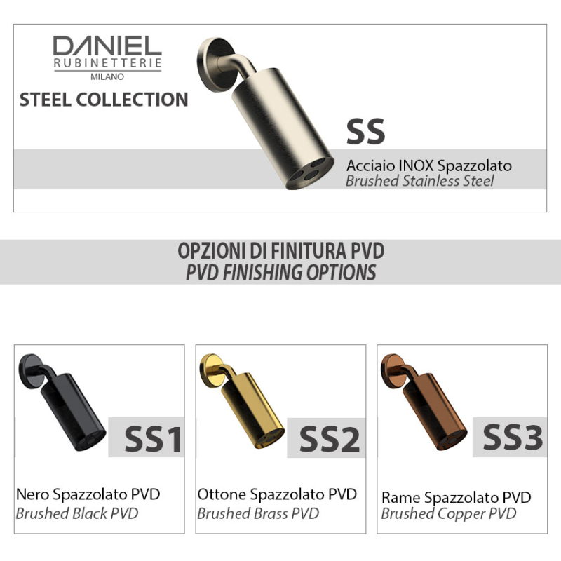 SSA578LP Настенная душевая лейка DANIEL RUBINETTERIE Wellness - Вид №4