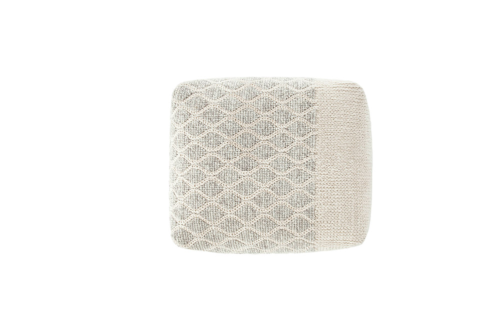 070838 Пуф Rhombus Ivory GAN Mangas Space  - Вид №1