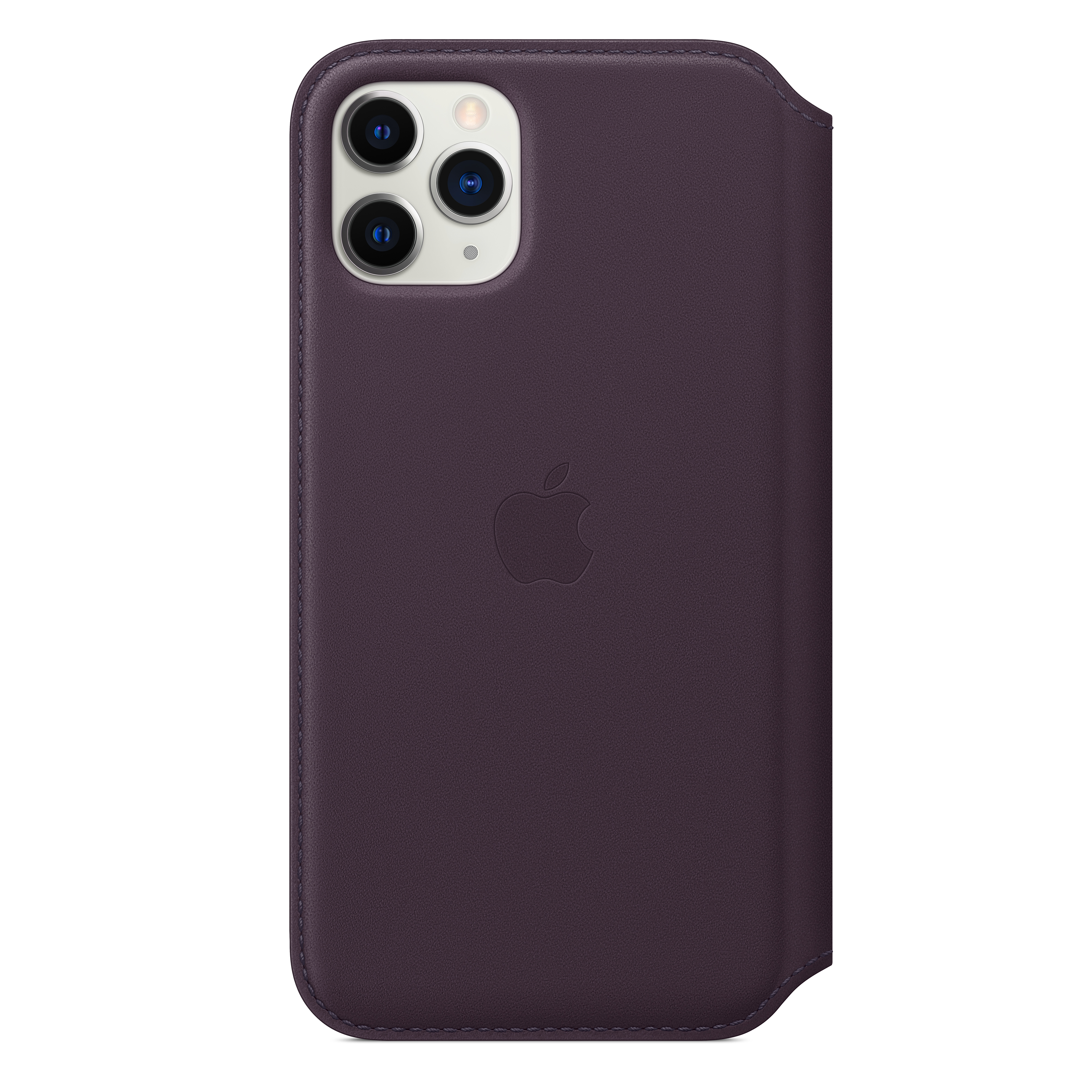 MX072ZM/A Iphone 11 pro leather folio - aubergine Apple Santreyd  - Вид №1