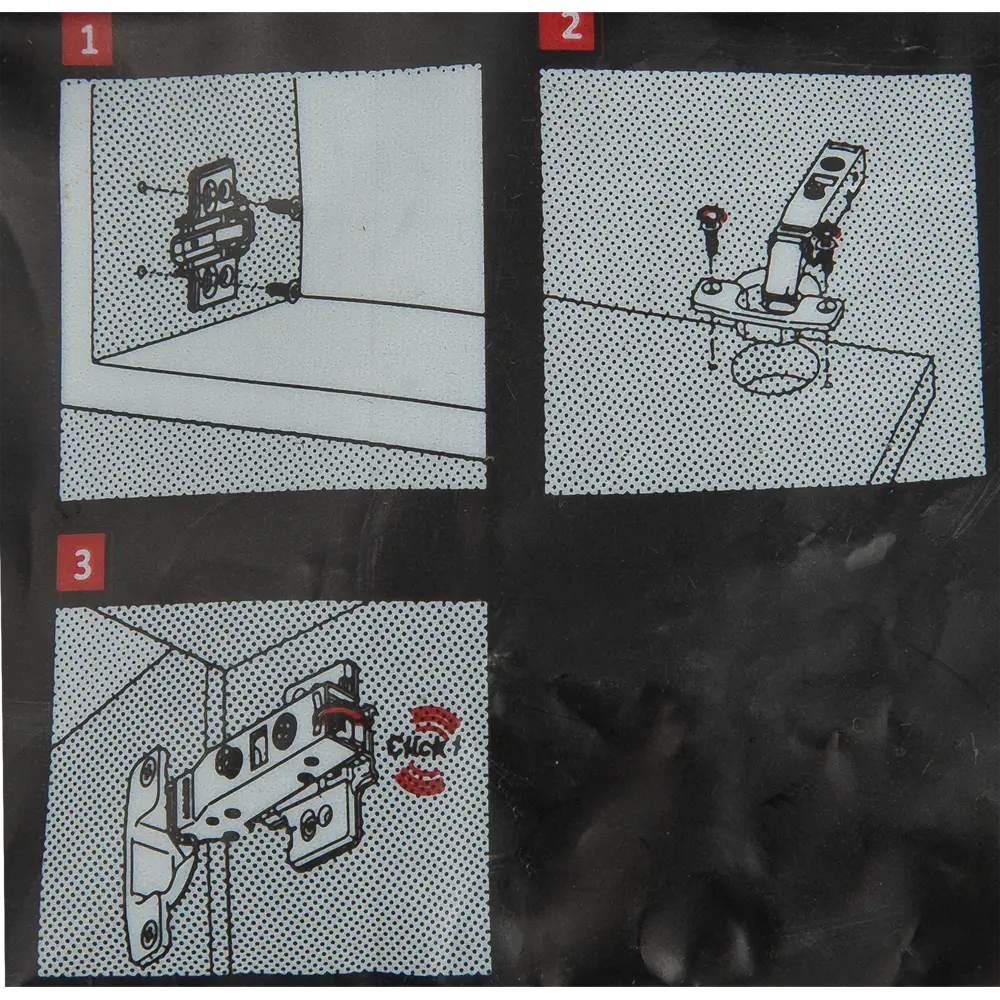 Петля мебельная SAMET Master Black с доводчиком для плавного закрывания 84829211 STLM-0055746 - Вид №4