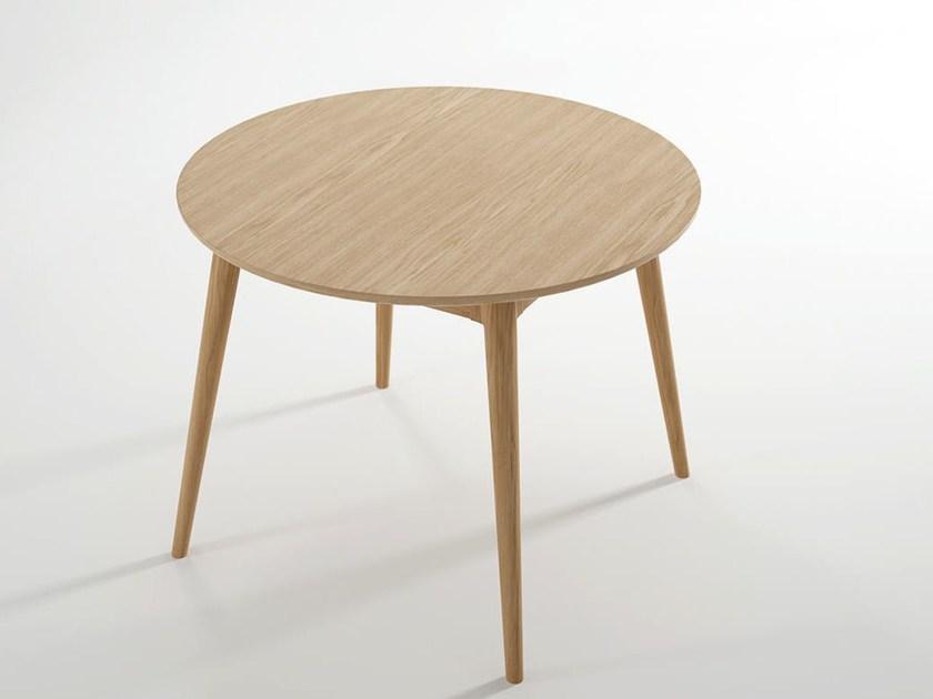 KARPENTER Круглый деревянный стол для гостиной Vintage sun-id-1437693 - Вид №9