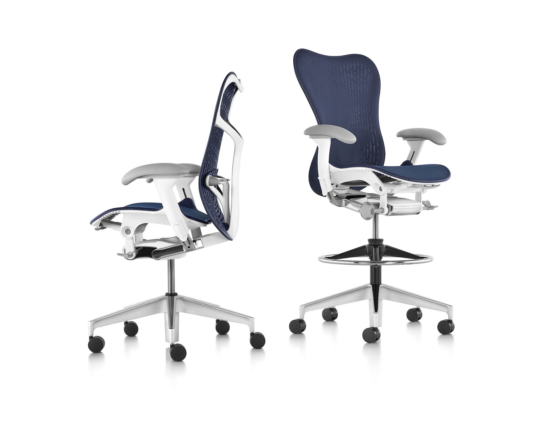 Эргономичное офисное кресло с вращающейся тканью Butterfly Herman Miller Mirra 2 ARCH-00092336 - Вид №17