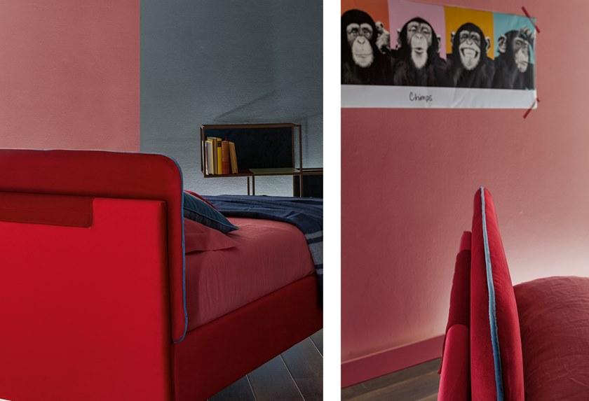 Twils Односпальная кровать с мягким изголовьем Frick sun-id-1474007 - Вид №2