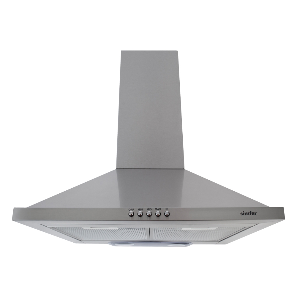 1115520 Вытяжка каминная Simfer 8562SM серебристый/серебристый STDN-0147841 - Вид №1