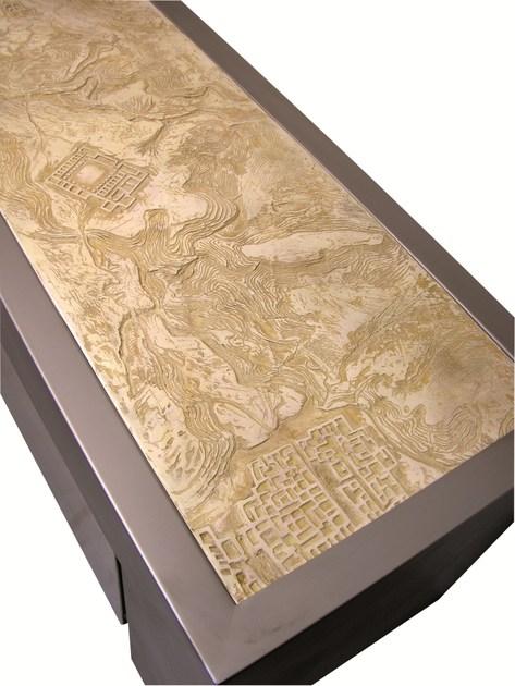 ICI ET LÀ Буфет из нержавеющей стали с распашными дверцами Paisajes de la memoria sun-id-1505716 - Вид №2