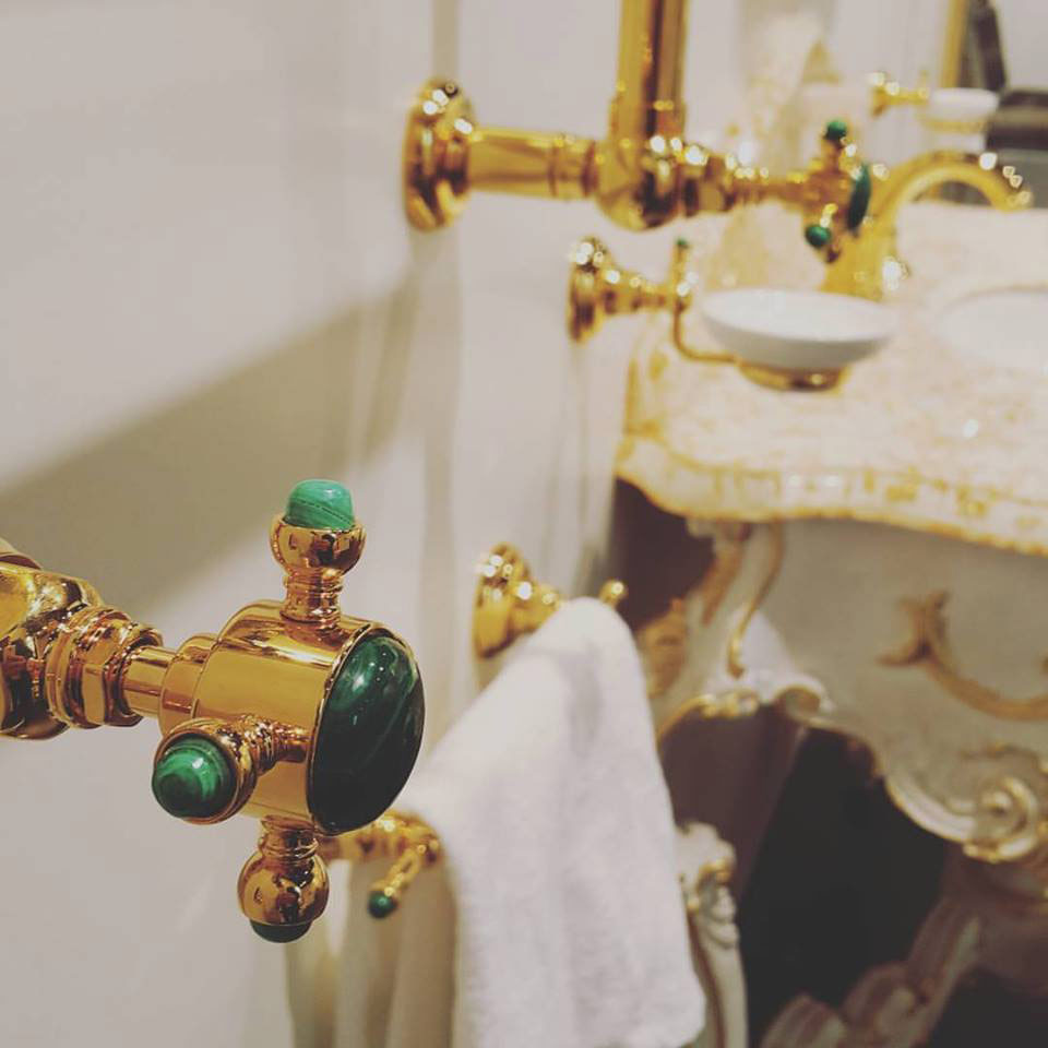 2103 ** 09 Комплект ванны с центральным изливом «парус» Nicolazzi Series Le Pietre  - Вид №6