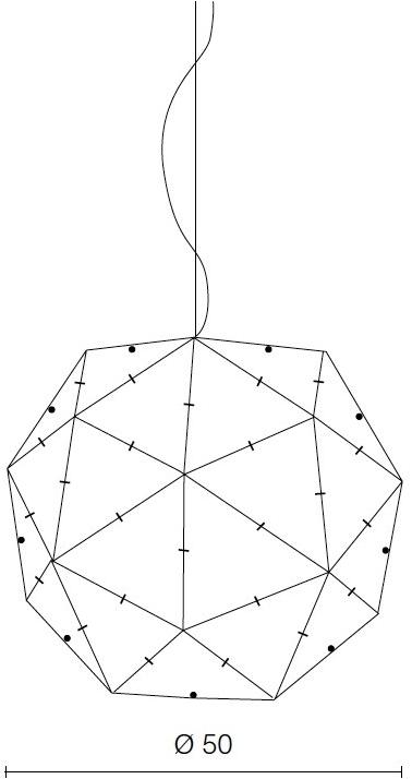 Martinelli Luce Подвесной светильник из поликарбоната  1722/tr  - Вид №6