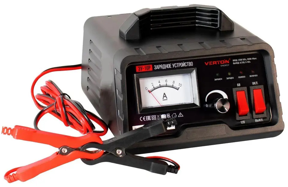 91387597 Зарядное устройство для аккумуляторов Verton Energy ЗУ-10Р STLM-0840275