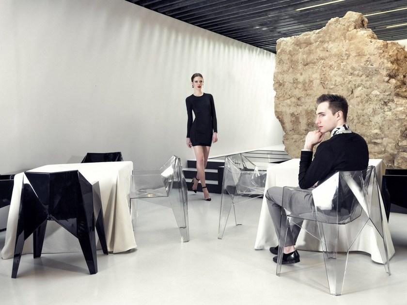 VONDOM Штабелируемый садовый стул с подлокотниками Voxel sun-id-1470954 - Вид №9