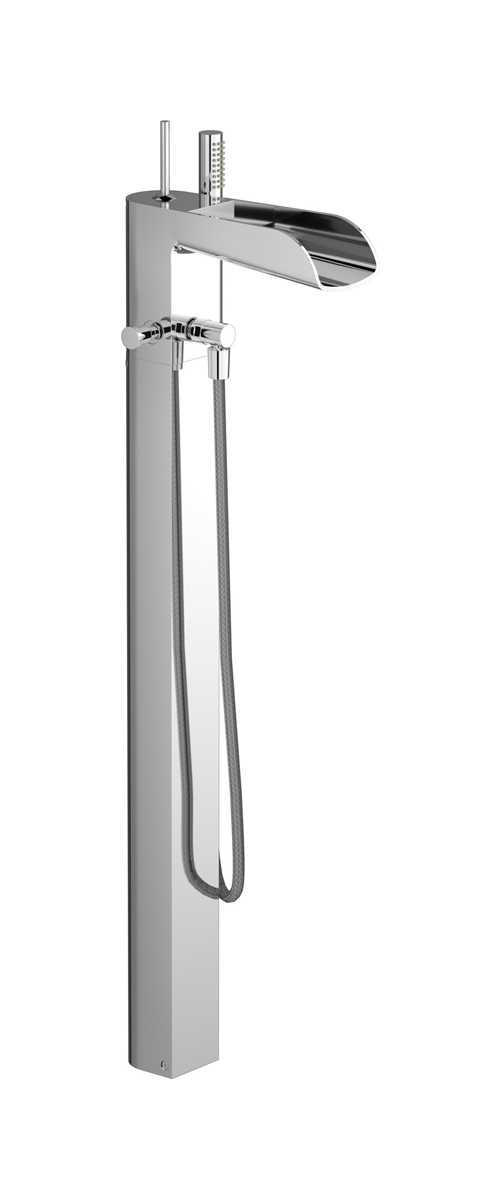 Напольный смесиель для ванны с встроенным душем. WE ARE IB lm399cc Chrome LoveMe 