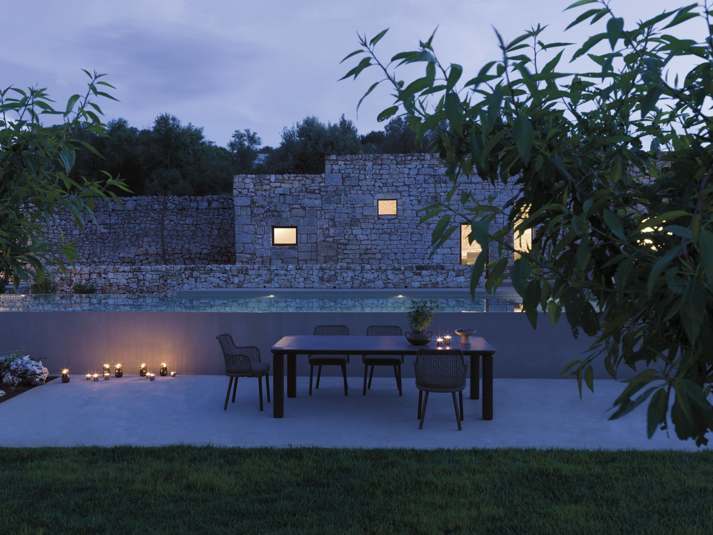 Алюминиевый садовый стол с керамической столешницей или HPL Varaschin Customade ARCH-00077506 - Вид №13