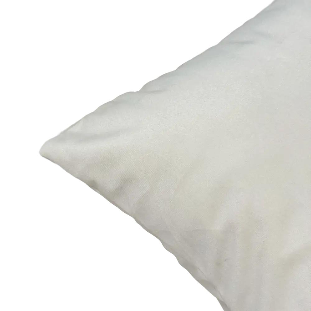 Подушка декоративная Linen Way 30x50 см бархат цвет бело-серый STLM-2031426 - Вид №2