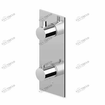 ZT28646 - R97810 - R97815 Встроенный термостатический смеситель для душа 1/2 "и переключатель на 2/3 с открытием / закрытием воды. Zucchetti Pan 