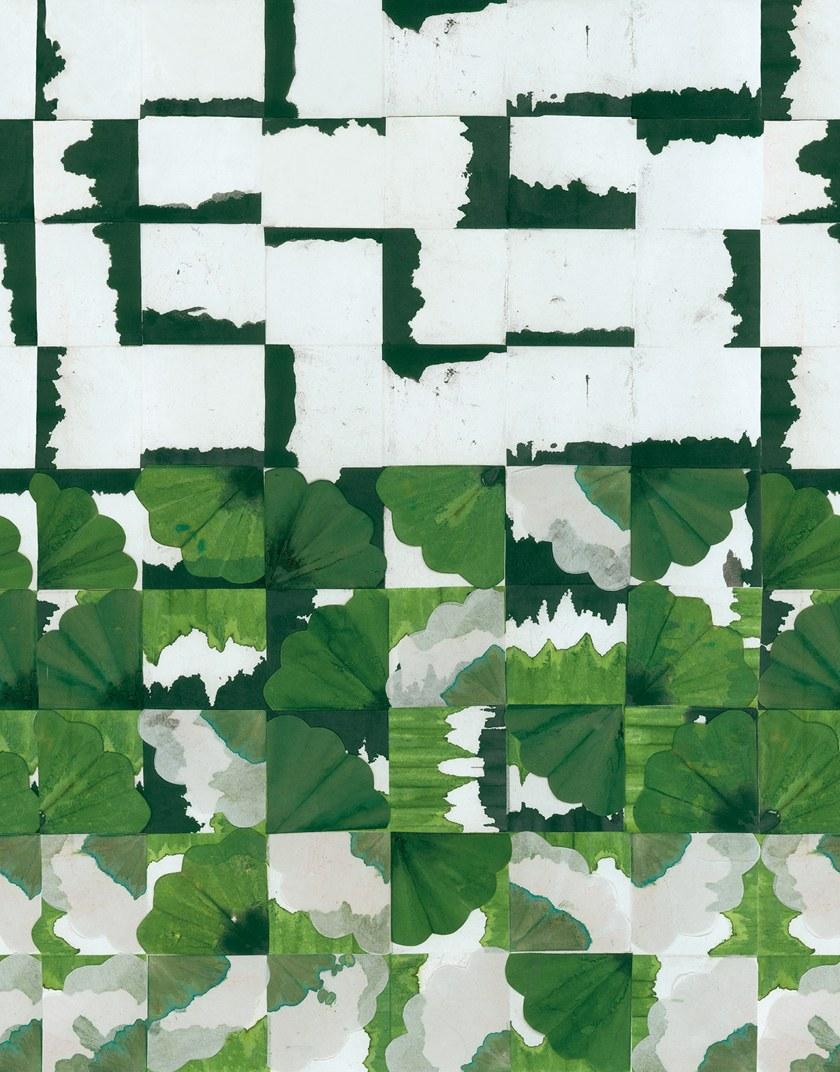 Wall&decò Обои в клетку с цветочными мотивами Contemporary wallpaper 2018 sun-id-1419959 - Вид №2