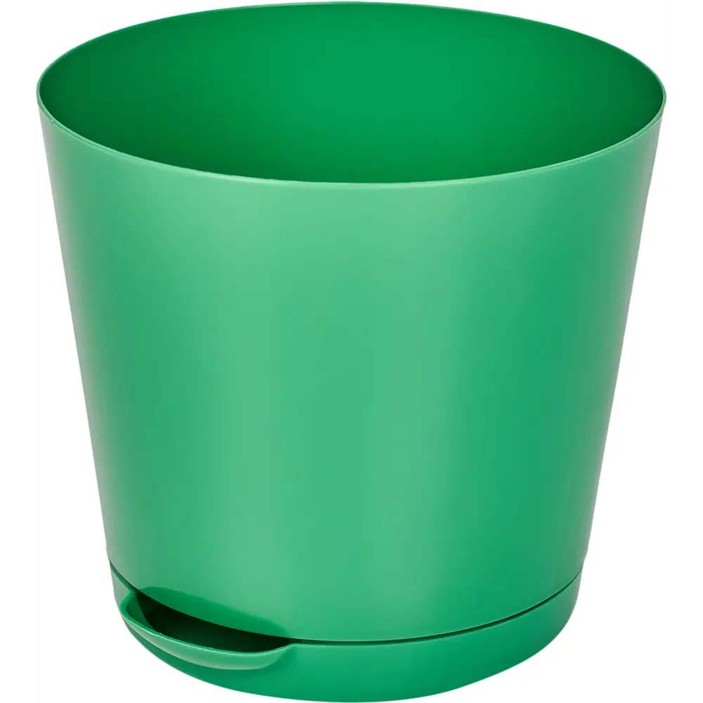Горшок цветочный Ingreen Easy Grow ø12 h11 см v0.75 л полипропилен цвет зелёная роса STLM-2149098