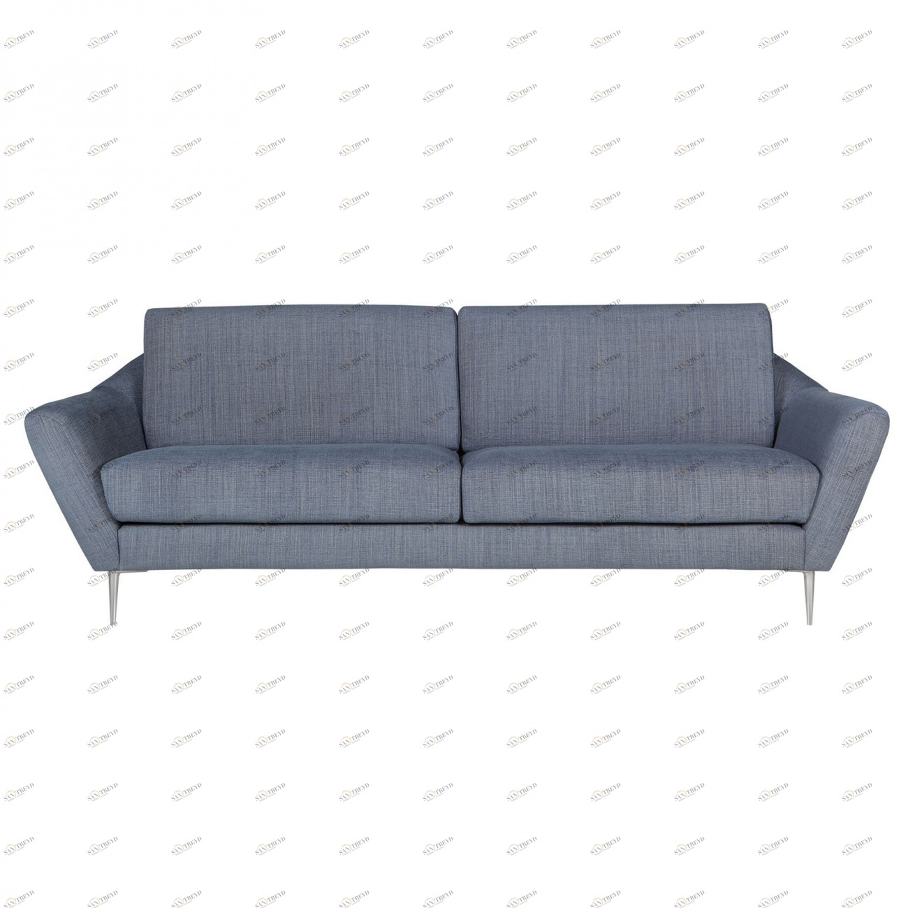 Диван трехместный прямой синий Agda SITS ДИЗАЙНЕРСКИЕ, AGDA 191853 Голубой 