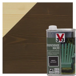 Масло для садовой мебели цвет венге 0.5 л